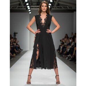 RUNWAY MONSE MIDI DRESS SIZE 8 M NEW